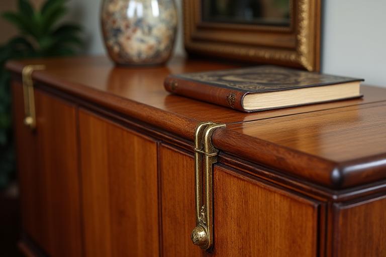 Ein elegant maßgefertigter Schrank mit Art-Déco-Elementen