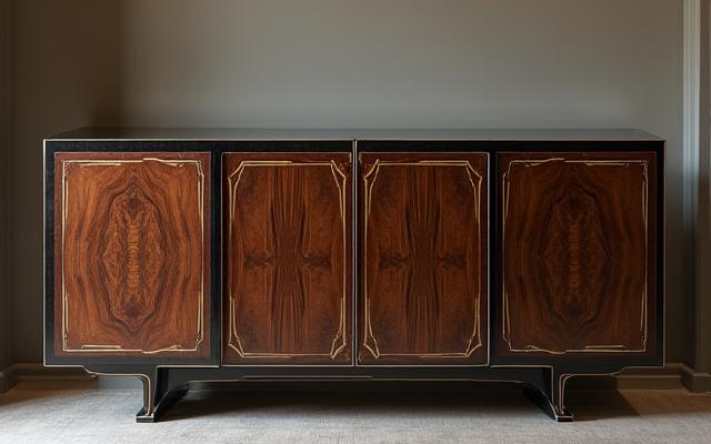 Maßgefertigtes Art Deco Sideboard